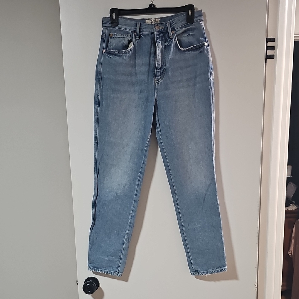 We The Free Light Blue Straight Leg Jeans